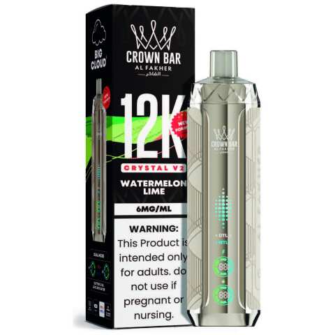 Watermelon Lime Al Fakher Crown Bar Crystal V2 12K
