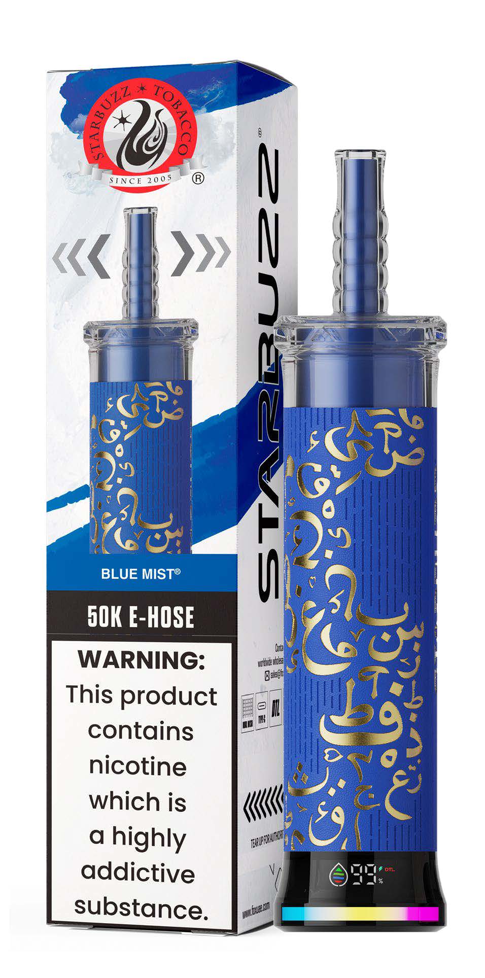 Blue Mist Starbuzz E-Hose 50K Disposable Vape