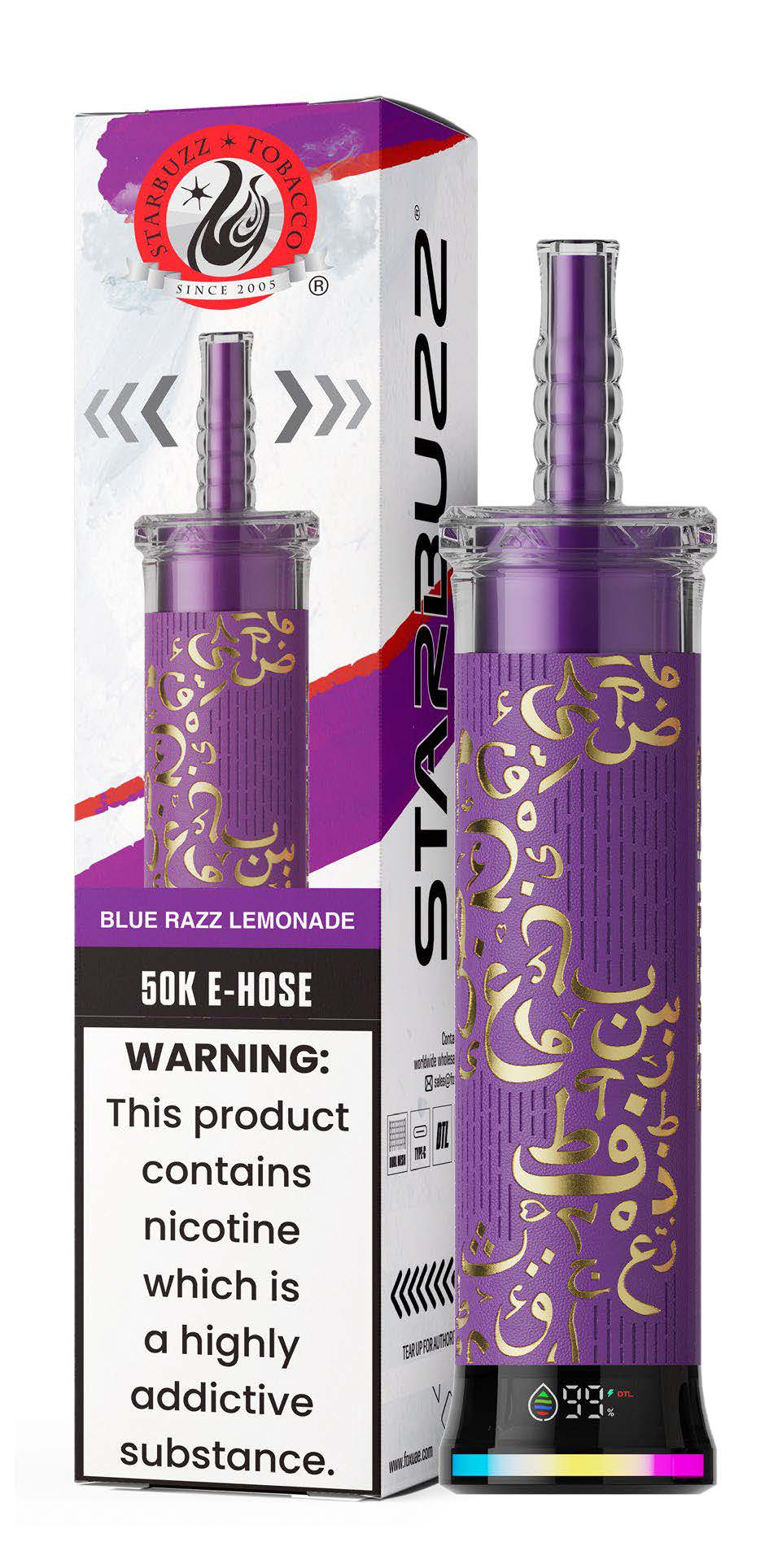 Blue Razz Lemonade Starbuzz E-Hose 50K Disposable Vape