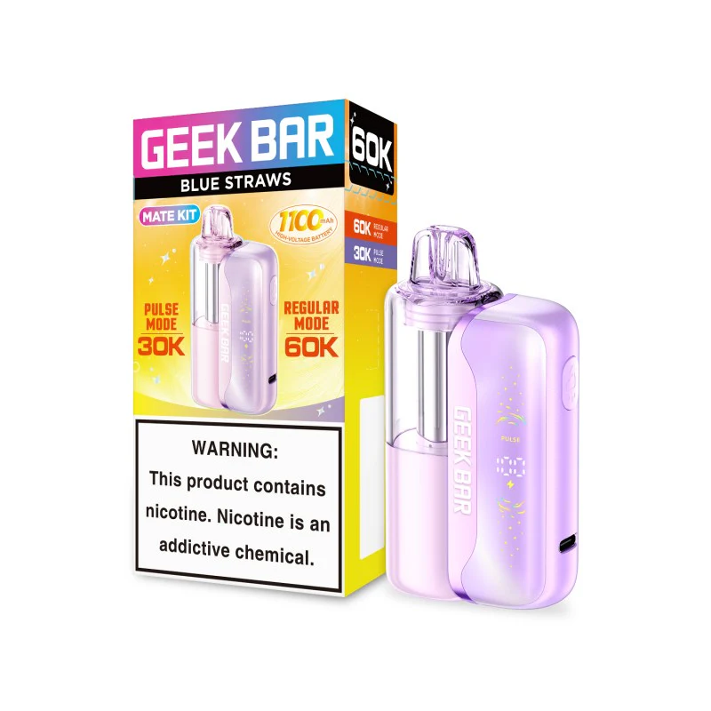 Blue Straws Geek Bar Mate Kit 60K