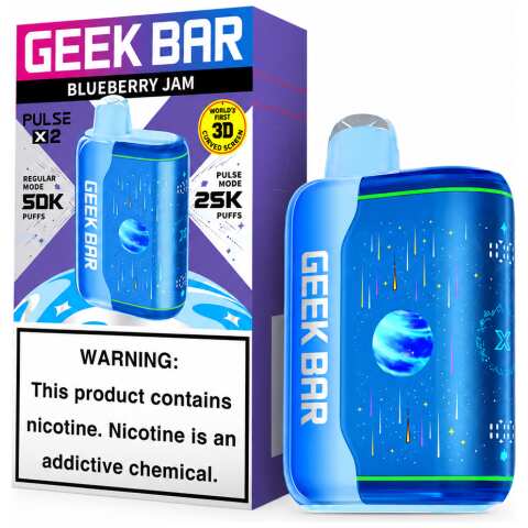 Blueberry Jam Geek Bar Pulse X2 50K