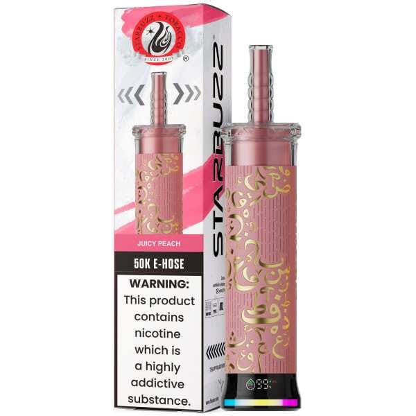 Juicy Peach Starbuzz E-Hose 50K Disposable Vape