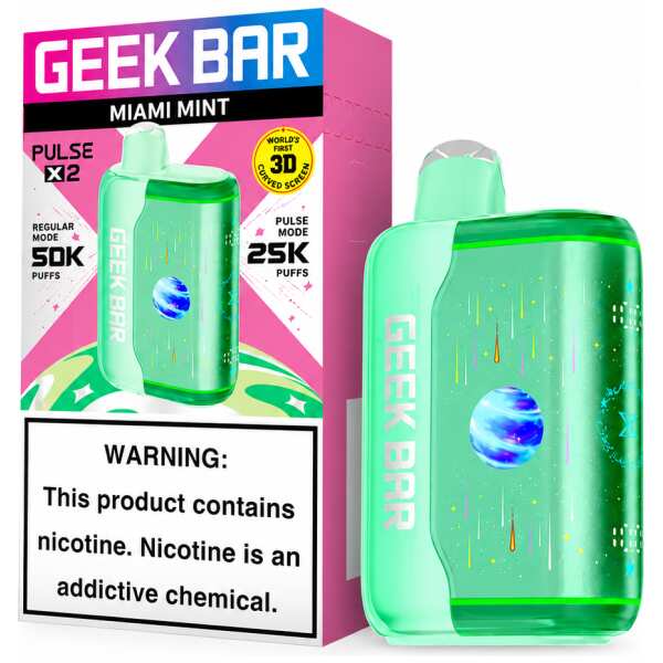 Miami Mint Geek Bar Pulse X2 50K