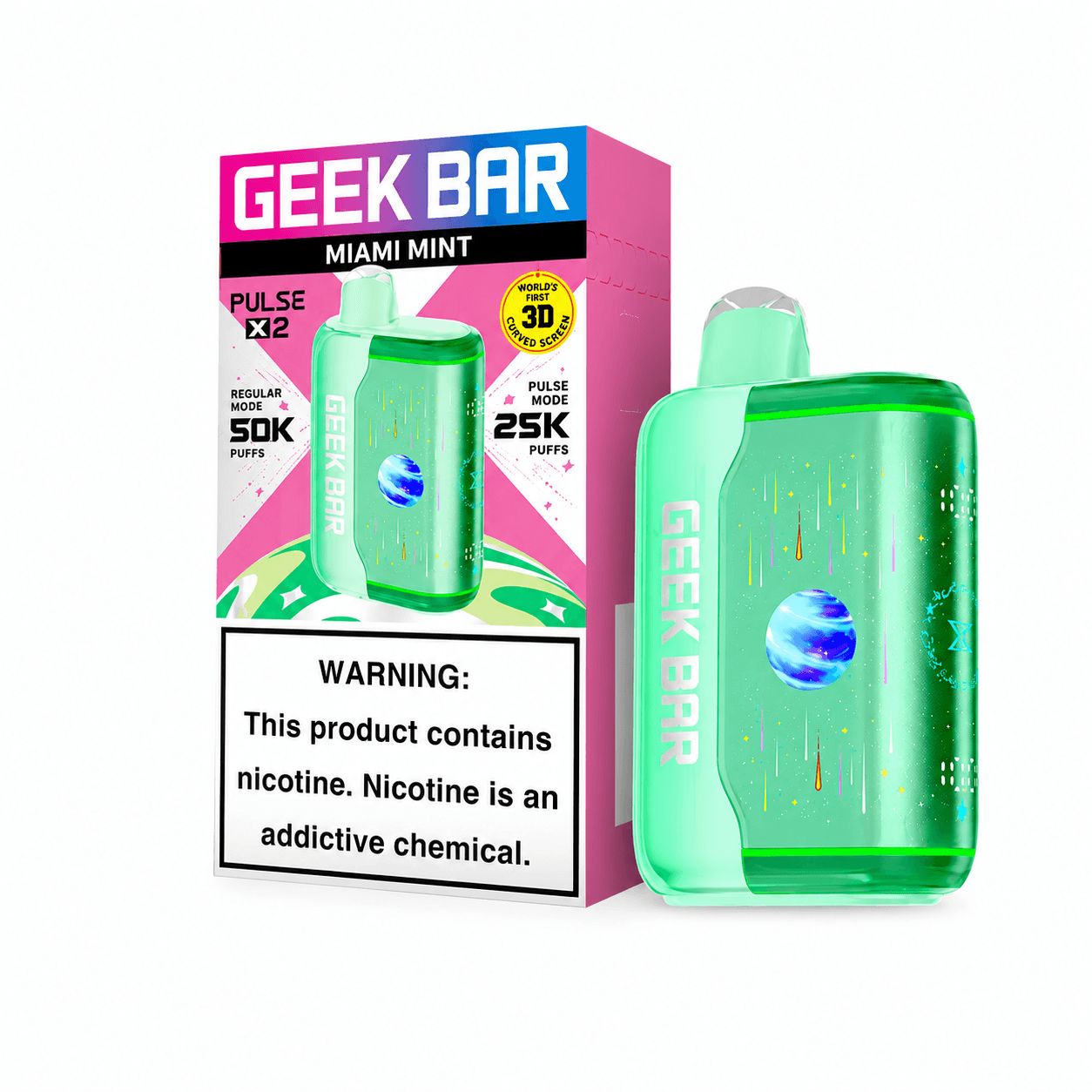 Miami Mint Geek Bar Pulse X2 50K
