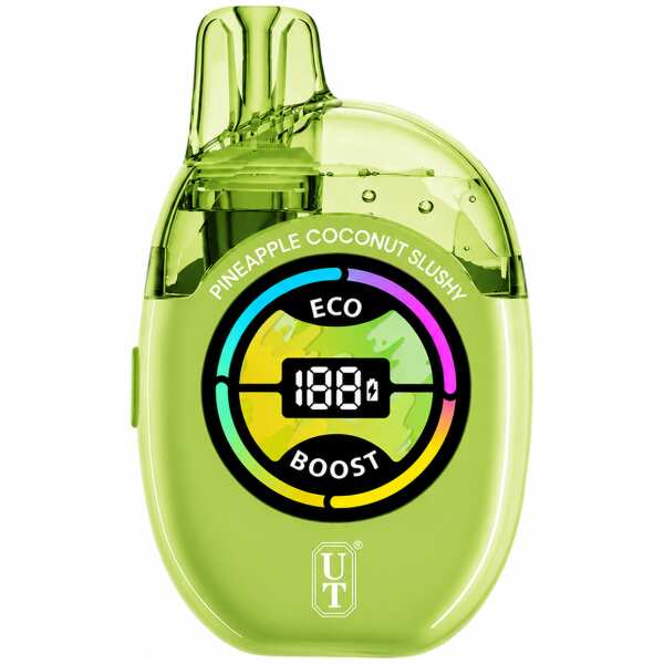 Pineapple Coconut Slushy UT Clear Tank 50K Vape