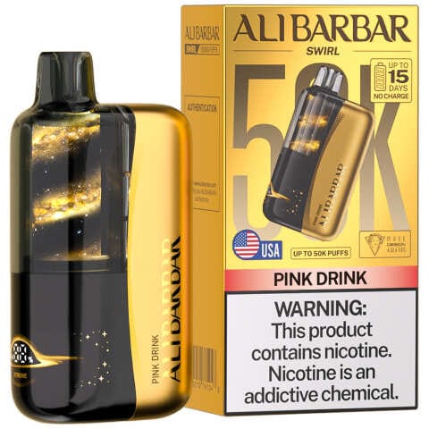 Pink Drink Alibarbar Swirl 50K Disposable Vape