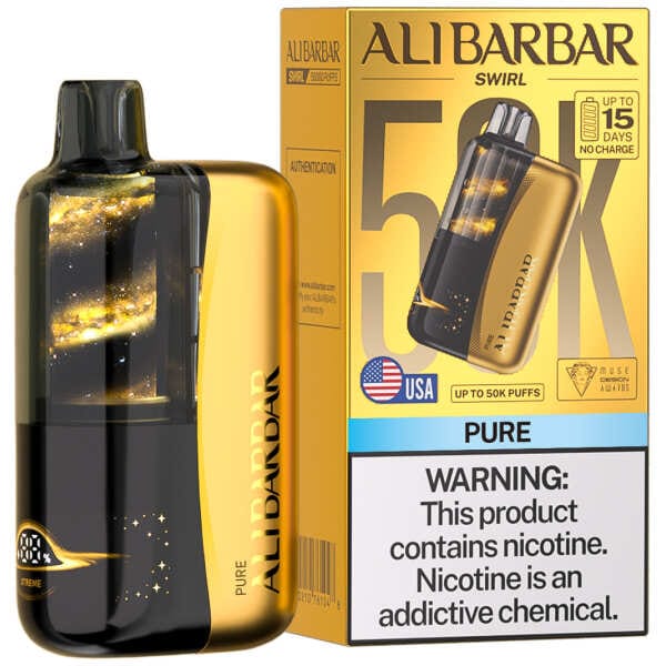 Pure Alibarbar Swirl 50K Disposable Vape