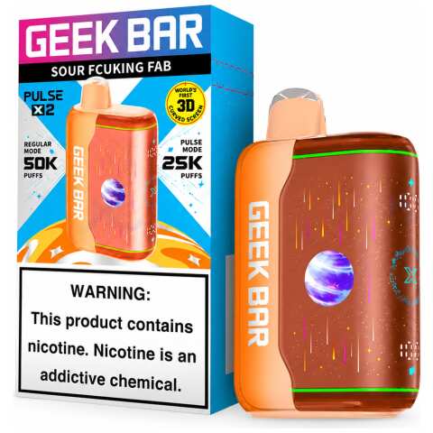 Sour Fcuking Fab Geek Bar Pulse X2 50K Disposable Vape