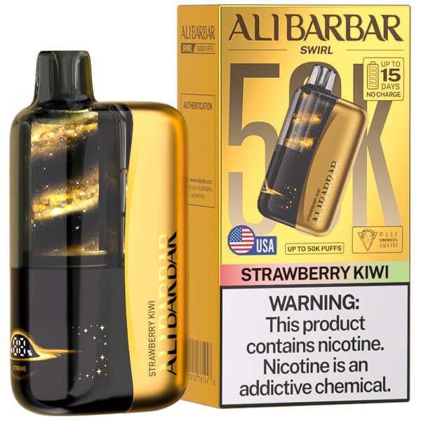 Strawberry Kiwi Alibarbar Swirl 50K Disposable Vape