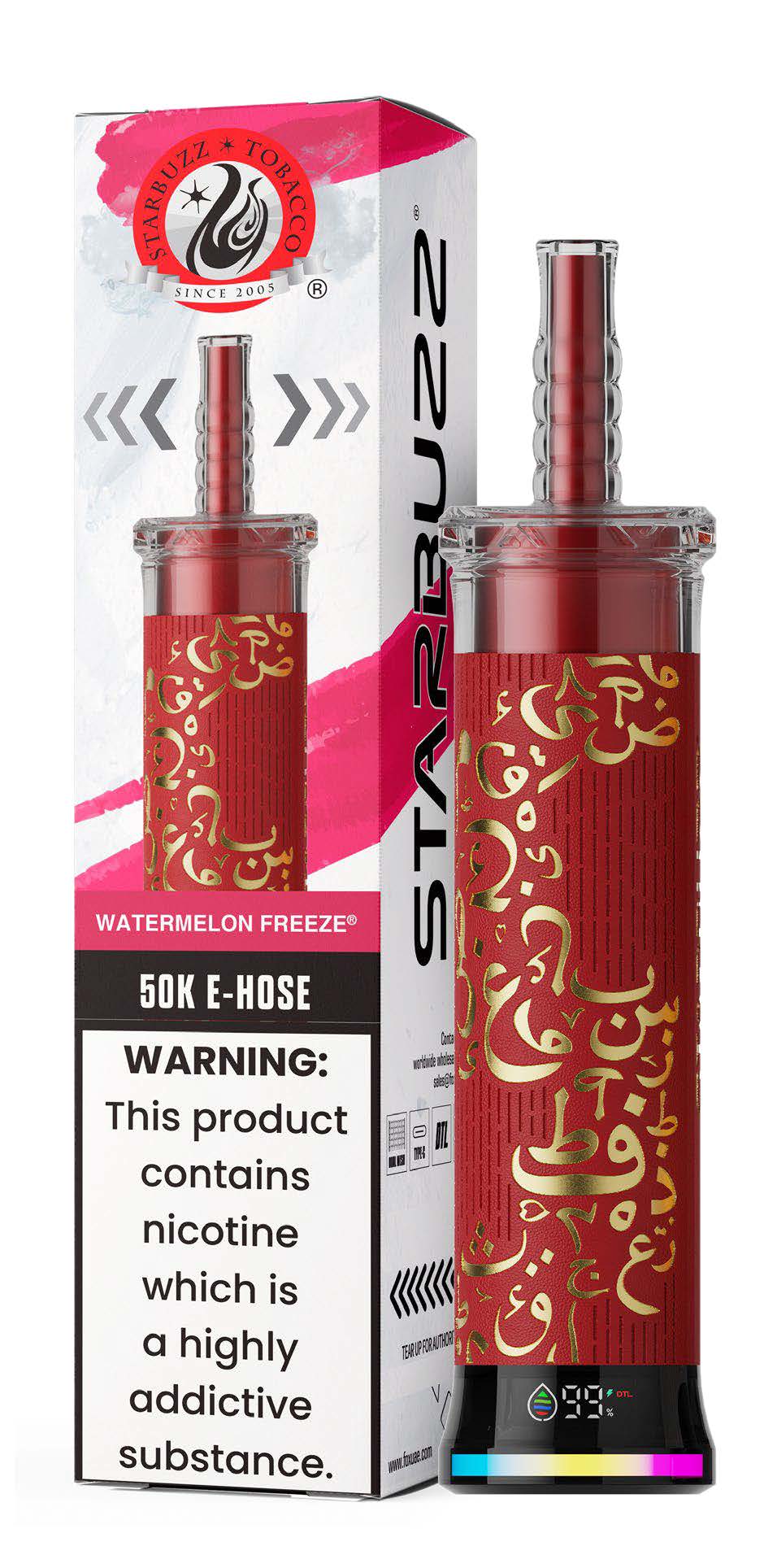 Watermelon Freeze Starbuzz E-Hose 50K Disposable Vape