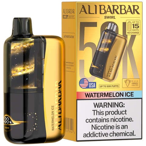 Watermelon Ice Alibarbar Swirl 50K Disposable Vape