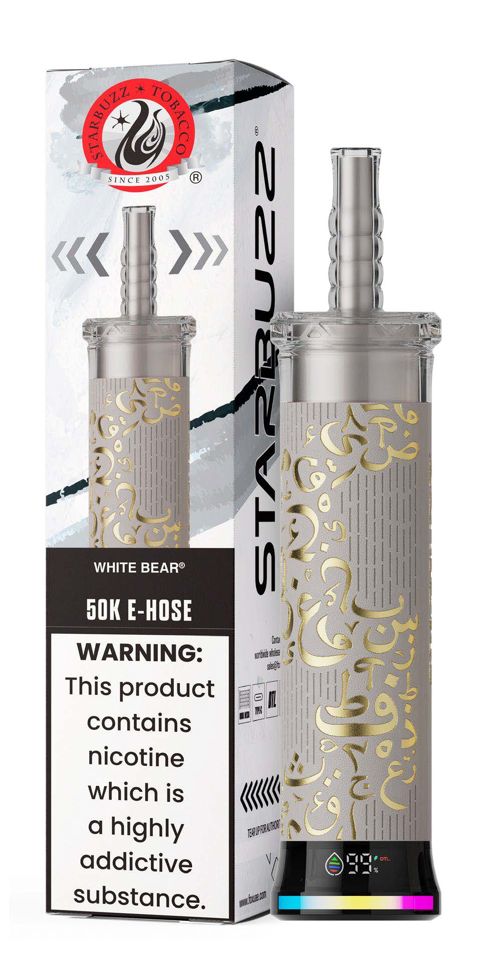 White Bear Starbuzz E-Hose 50K Disposable Vape