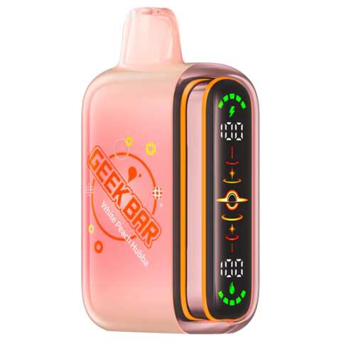 White Peach Hubba Geek Bar Pulse 2 25K Disposable Vape
