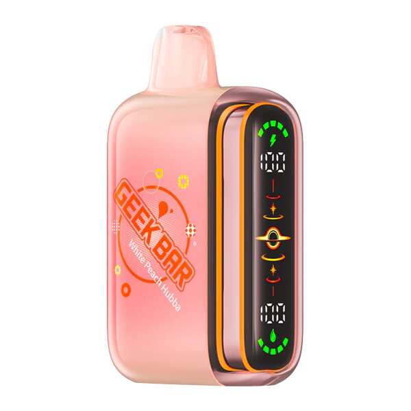 White Peach Hubba Geek Bar Pulse 2 25K Disposable Vape