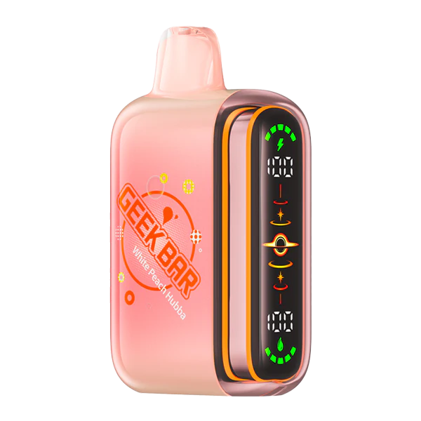 White Peach Hubba Geek Bar Pulse 2 25K Disposable Vape
