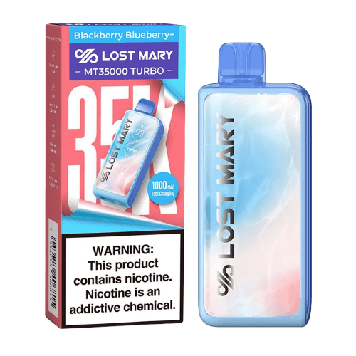 Blackberry Blueberry Lost Mary MT35000 Turbo Blackberry Blueberry Lost Mary MT35000 Turbo Disposable Vape 35000 Puffs